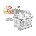 thumbnail image 2 of Wmkox8yii Cardboard Coloring Gingerbread House for Kids,Build and Color Gingerbread House Cardboard,Kids Christmas Arts and Crafts,Christmas DIY Graffiti Gingerbread Playhouse Set, 2 of 7
