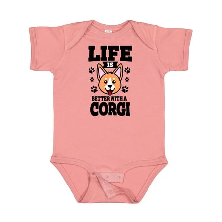 

Inktastic Life is Better with a Corgi Gift Baby Boy or Baby Girl Bodysuit