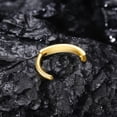 thumbnail image 4 of 14G G23 Titanium Clicker Belly Button Ring  10/12mm Reverse Curved Hoop Navel Barbell Body Piercing Jewelry ZR, 4 of 6
