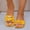 Yellow, variant on YOUYEDIAN Orthopedic Casual Sandals for Women Arch Support Flat Wedge Sandals Wide Width Non Slip Slip on Hiking Shoes Beach Vacation 2026 Orthopedic Shoes (Blue)