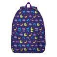 thumbnail image 1 of Bold Roaring Dinosaur School Backpack – Cute Abstract Dino Design for Daily Use, Short Trips, and Travel, 1 of 5