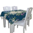 thumbnail image 2 of EREHome Watercolor Peony Tablecloth 52x70 inches, 2 of 4