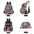 thumbnail image 4 of FORMRS Mini Backpack Purse for Women Travel Daypack Casual Shoulder Bag, Colorful Leaves, 4 of 7