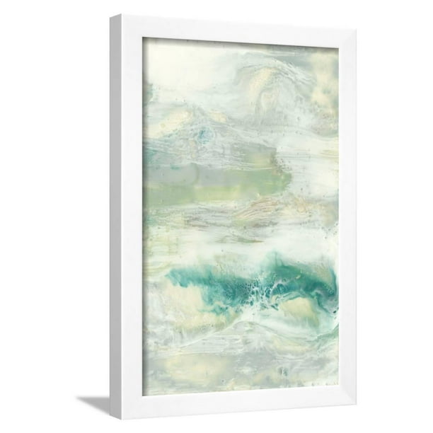 Serene Seafoam I Framed Print Wall Art By Jennifer Goldberger Walmart Com Walmart Com