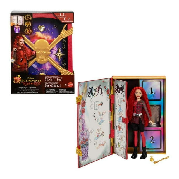 Muñeca MATTEL Disney Descendientes 4: El Ascenso de Red El Libro