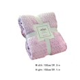 thumbnail image 2 of ZFYXGS Blanket Flannel Blanket Single Person Blanket Embroidered Knee Blanket Office Coral Fleece Blanket Small Blanket 39x59 inches Purple, 2 of 5