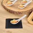 thumbnail image 3 of Voga White Melamine Asian Soup Spoon - 4 3/4" x 1 1/2" x 1 1/2" - 10 count box, 3 of 10