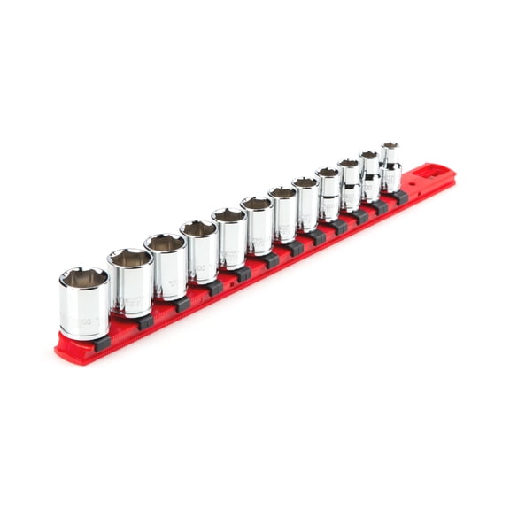TEKTON 3/8 Inch Drive 6-Point Socket Set, 12-Piece (8-19 mm) | SHD91102
