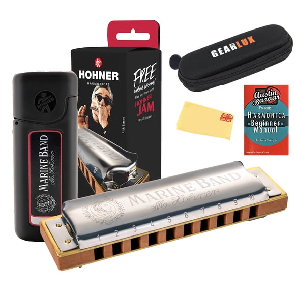 Armónica Hohner Marine Band 1896 Bb + Set