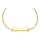 thumbnail image 1 of Pulsera Esclava Italiana Figaro Pave Pulso 14k 2.6mm 16cm, 1 of 4