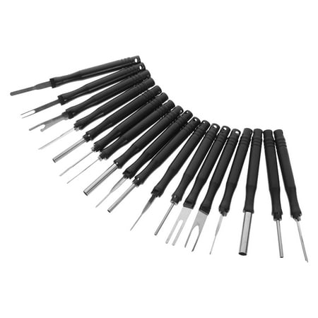 

18 Pcs Wire Harness Extractor Terminal Removal Tool Terminal Extractor Tool Electrical Tool Kit Wiring Tools