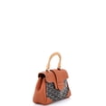 thumbnail image 2 of Pre-Owned Saigon Top Handle Bag Coated Canvas with Leather Mini By Rebag, 2 of 6