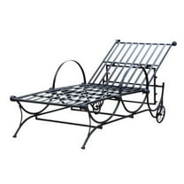 Bowery Hill Iron Patio Chaise Lounge