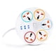 thumbnail image 1 of Multicontacto Circular Multiusos 5 Contactos + 3 Puertos USB Andromeda Inc Resistente, 1 of 3
