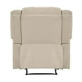 thumbnail image 4 of Pemberly Row Modern / Contemporary Fabric Manual Recliner in Oatmeal, 4 of 8