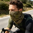 thumbnail image 4 of 25x42 cm Camouflage Face Covering, Tactical Seamless Neck Gaiter Bands, Plain Solid Sunscreen Breathable Balaclava Balaclavas, Motor Riding Fishing Helmet Liner Sports Headscarf with UV Protection, 4 of 6