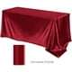 thumbnail image 4 of Manteles que se pueden cortar. Mantel de satén brillante de color sólido para bodas y banquetes de hoteles de alta gama., 4 of 7