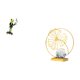 thumbnail image 5 of Estatua De Hoja De Rana De Camarero, Figura De Hierro, Escultura Decorativa Creativa Coleccionable, Adorno De Mesa Para Chimenea, Entrada, Estantería, Escritorio De Oficina, Dormitorio, Regalo, 5 of 8
