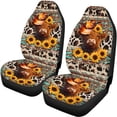 thumbnail image 5 of Pzuqiu Cow-patterned Breathable Car Seat Covers, Easy to Install Protect Fit for Trucks, 5 of 10
