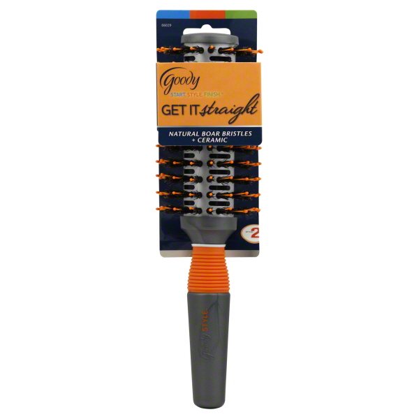 Goody Get It Straight Natural Boar Bristles + Ceramic Hair Brush