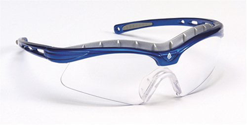 Ektelon More Game Air Racquetball Eyewear-Silver/Blue lenses 