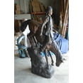 thumbnail image 4 of Nifao Mountain Man, Giant, By Remington Bronze Statue – Outdoor Garden Decor Sculpture, 57"L x 221"W x 71"H, 4 of 12