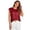Wine, variant on JoveMarine Women's Satin Tank Top Round Neck Loose Fit Blouse Business Casual Summer Top for Office and Daily Wear Black L