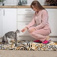thumbnail image 3 of Animal Print Pattern Kitchen Rugs Sets Of 2,Anti Fatigue Kitchen Mat Rugs Non Slip Washable,Decorative Kitchen Floor Mats for Kitchen,Sink,Laundry,17"x30"+17"x47", 3 of 7