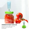 thumbnail image 3 of KAKOWELY Couvercle de Cuve de Fermentation 1 Ensemble 2 Pcs Couvercles de Cuve de Fermentation avec Trousse de Fermentation Airlock (Couleur Assortie) 3,39 Pouces X 3,39 Pouces X 0,79 Pouces, 3 of 4