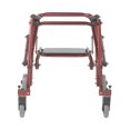 thumbnail image 5 of Inspirado en el andador posterior ligero Drive Nimbo 2G con asiento, color rojo castillo, tamaño pequeño, 5 of 5