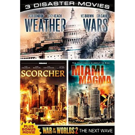 3 Disaster Movies: Miami Magma / Weather Wars / Scorcher (Best Weather In Miami)