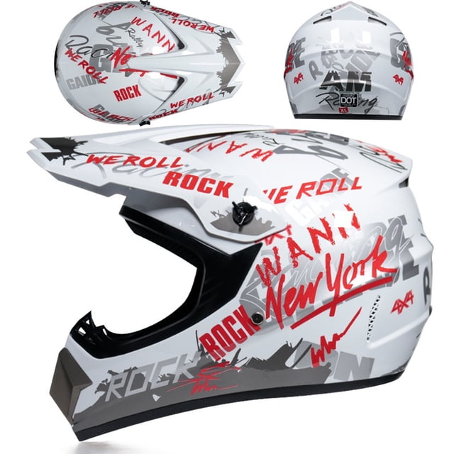 Enviar 3 Piezas De Regalo Casco De Motocicleta Casco Todoterreno Para Niños Bicicleta Downhill AM DH Casco Cruzado Capacete Casco De Motocross