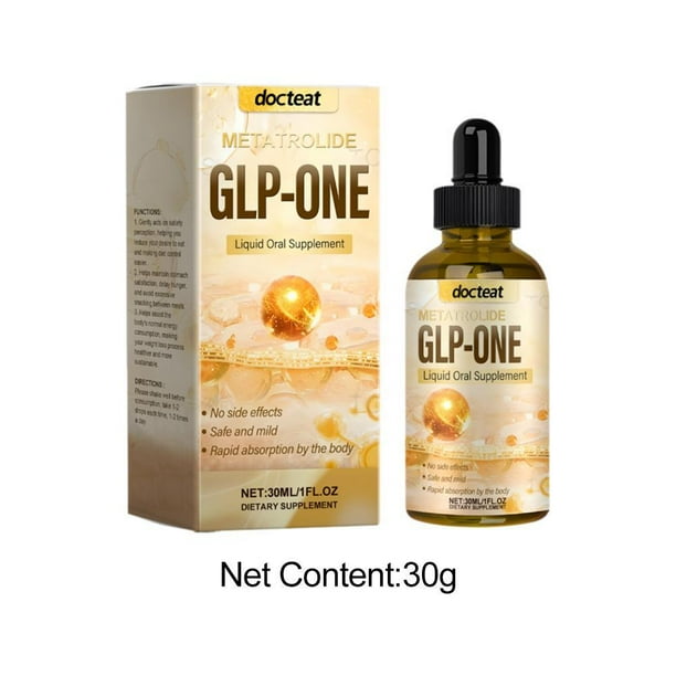 Gotas para el control de la pérdida de peso con GLP-1, gotas para el  acondicionamiento corporal, suplemento oral líquido