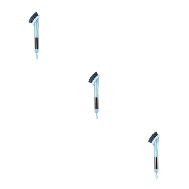 Naiovety Dispensador de cepillos para ollas, cepillos para lavar platos, ABS, acero inoxidable, portátil, multifuncional, herramienta de Type1 NO1
