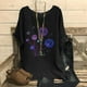 thumbnail image 2 of Vestidos Casuales Para Mujer, Blusas De Mujer De Moda Camisetas estampadas de moda para mujer, blusas casuales de lino holgadas de manga corta con cuello redondo y raglán, 2 of 4