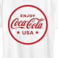 thumbnail image 3 of Coca-Cola - Enjoy Coca Cola USA  - Women's Short Sleeve Graphic T-Shirt, 3 of 5