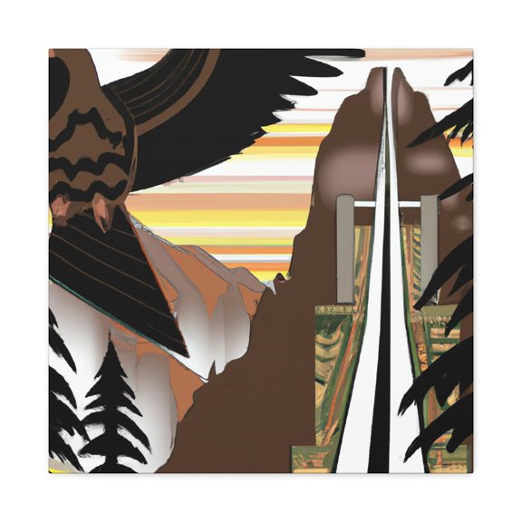 Condor's Regal Facade - Canvas