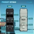 thumbnail image 4 of Nilight Power Master Window Switch Compatible with Chrysler 200 300 Sebring Dodge Avenger Caliber Charger Magnum Compass Patriot Mitsubishi Raider Ram Dakota Window Switch Replacement, 2 Year Warranty, 4 of 10