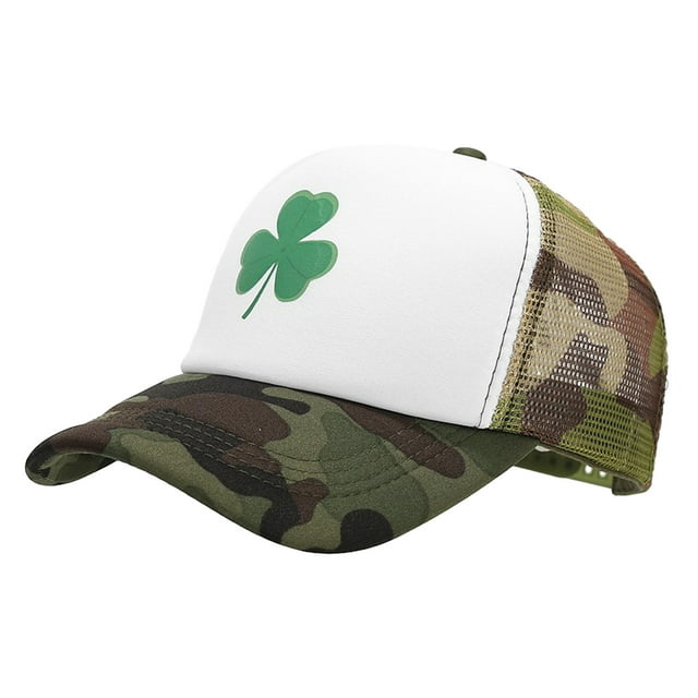 GDREDA Womens Hat Three Leaves Pattern Baseball Cap Tongue Outdoor Sun Hat,Camouflage