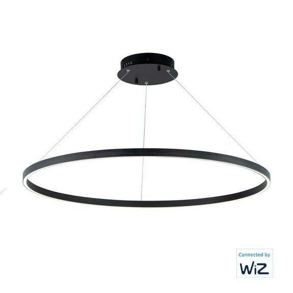 ET2 Lighting E22728-BK 40 in. Groove LED Pendant - Black