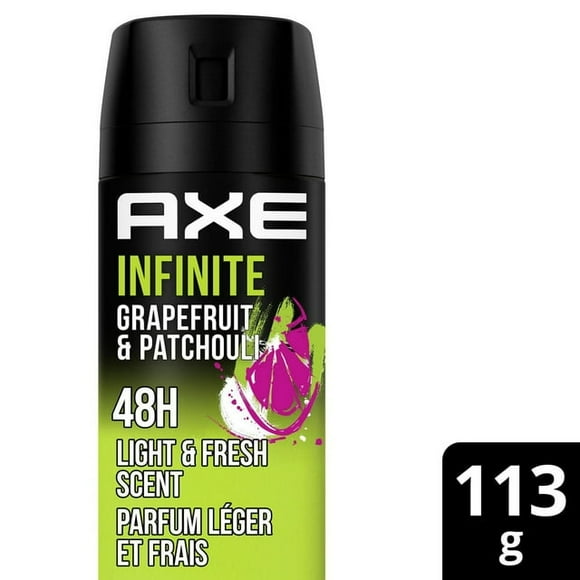 AXE Infinite Grapefruit & Patchouli Vaporisateur pour le Corps, Vaporisateur pour le Corps 113 g