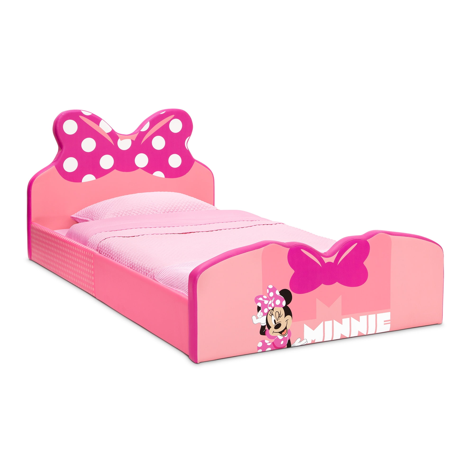 Delta Children Disney Minnie Mouse Plastic Toddler Canopy Bed Purple Walmart