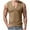 Khaki, variant on ZyeKqe Mens Slim fitted Tank Tops Seamless Sleeveless Undershirts V Neck Vests Stretchy Slim Fitted Basic Tees