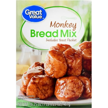 Great Value Bread Mix, Monkey Bread, 16.25 oz