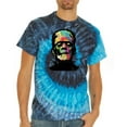 thumbnail image 2 of Wild Bobby, Colorful Technicolor Rainbow Frankenstein Face, Pop Culture, Tie-Dye Tees, Evening Sky, Small, 2 of 3