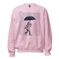 thumbnail image 3 of Bigfoot with Umbrella in Rain - Unisex Sweatshirt, 3 of 4