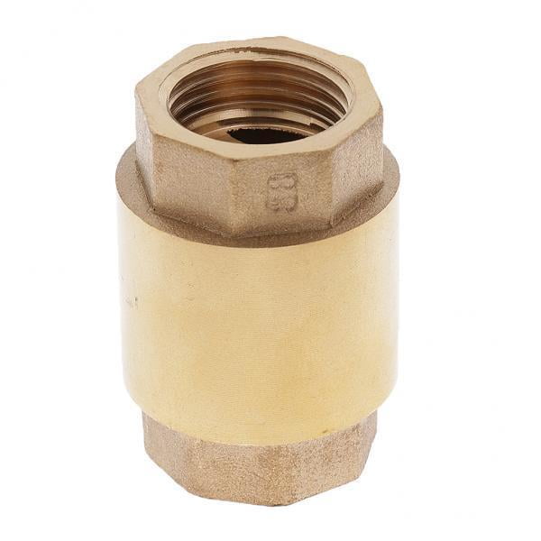 Válvula de Retención de Latón en Línea Vertical de 2X 1/2 '' Npt Zulema Válvula de retención de latón