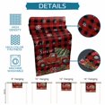 thumbnail image 6 of Red Plaid Christmas Table Runner 36 Inches Long Farmhouse Dress Scarves, Truck Xmas Tree Snowflake Winter Poinsettia Dining Tablerunner for Coffee Table/Kitchen Island/Party Décor, Small 13" x 36", 6 of 8