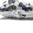 thumbnail image 4 of Botanical Pet Bed, Fresh Bunch of Grapes and Leaves on Branches Fruits Repetition, Resistant Pad for Dogs and Cats Cushion with Removable Cover, 24" x 39", Dark Indigo and Olive Green, by Ambesonne, 4 of 4