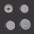 thumbnail image 3 of 60Pieces Plastic Disc Pads Stabilize Earlobe Support Patches Clear Piercing Disc Easy to Stabilize Earrings for Women, 3 of 8